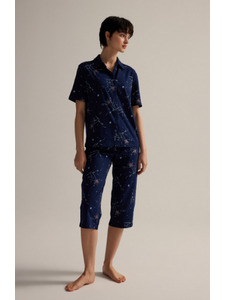 Пижама женская, рубашка и капри 62338 Cute cat / Hays