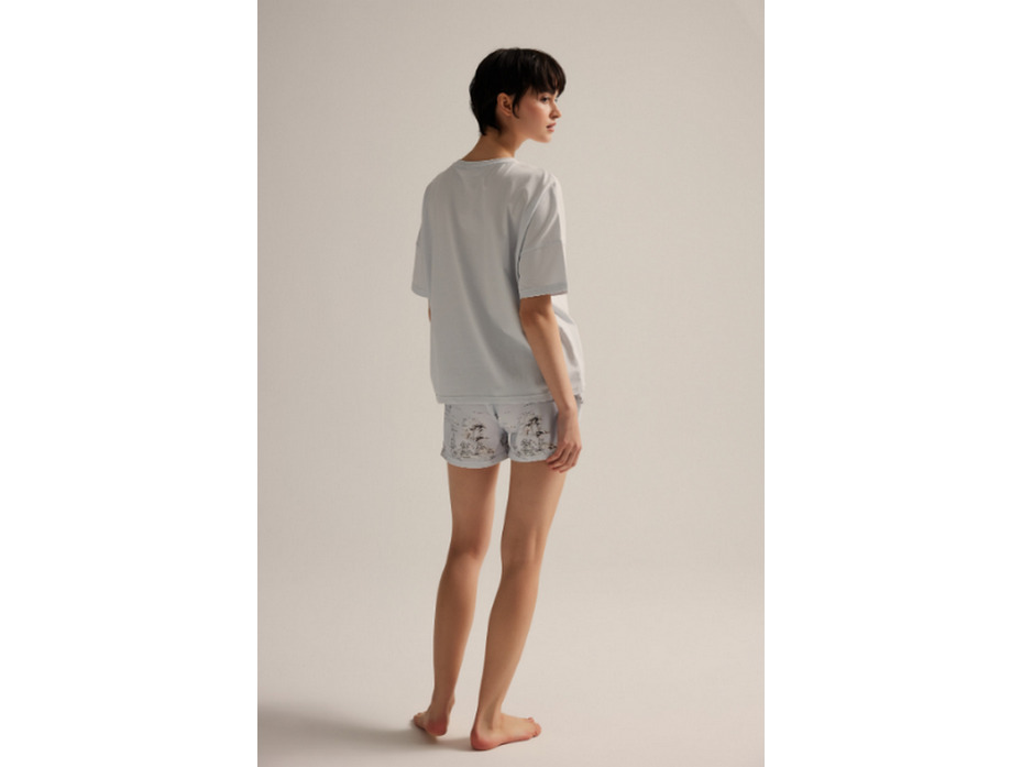 Пижама женская, футболка и шорты 62517 Japanese Houses / Hays