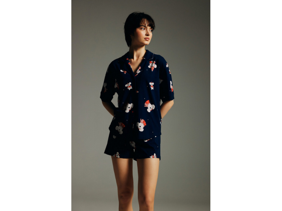 Пижама женская, рубашка и шорты 62308 Happy Mouse / Hays