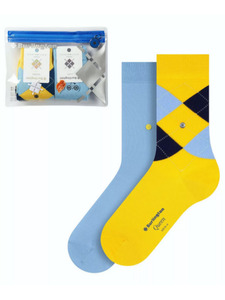 Носки женские 2 пары в наборе 20893 (0040) Travel Pounch / Burlington