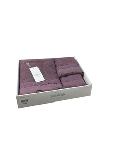 Набор полотенец Melissa махровые в подарочной упаковке (32*50.50*90,70*140) / Maison Dor