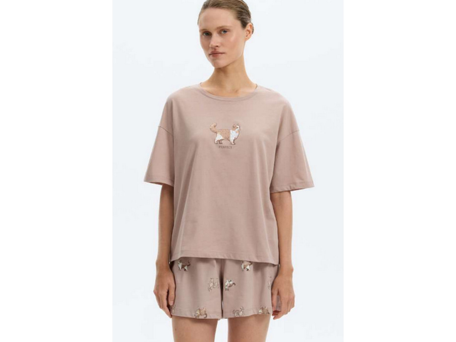 Пижама женская, футболка и шорты E 20195 H168 (1703) / Very Neat Пижама женская, футболка и шорты E 20195 H168 (1703) / Very Neat