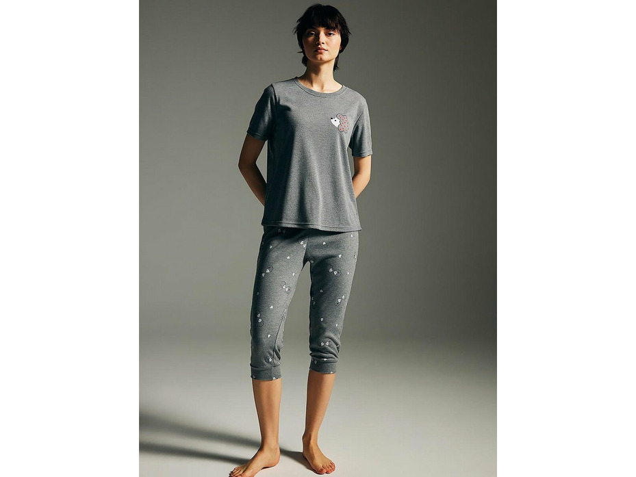 Пижама женская, футболка и капри 62127 Hedgehog / Hays