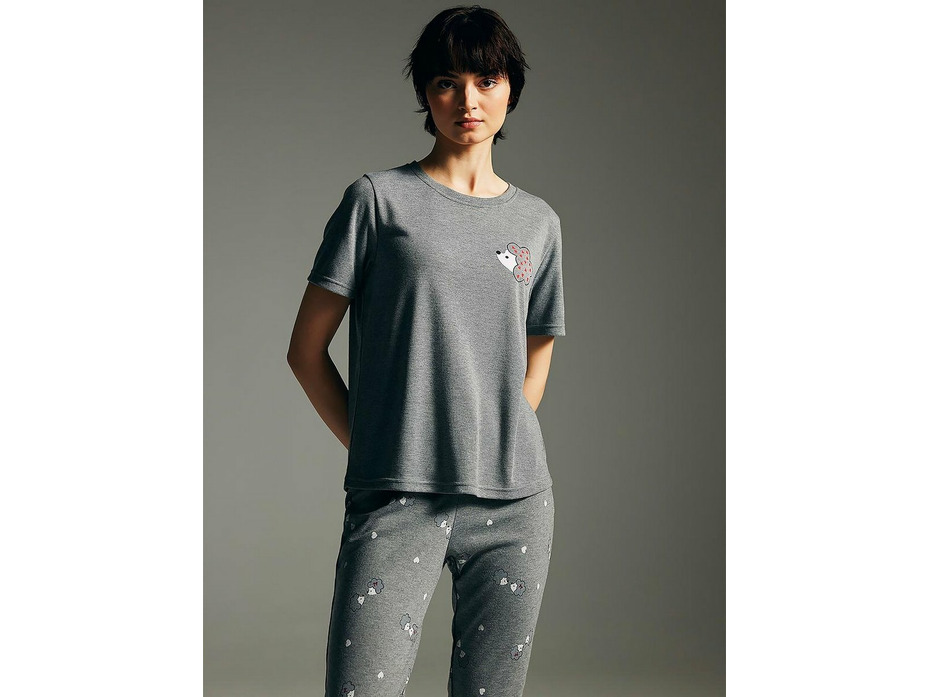 Пижама женская, футболка и капри 62127 Hedgehog / Hays