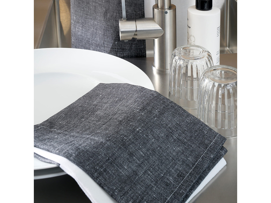 Полотенце Cuisine DUO льняное 50*70 / Cawo