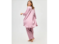 Халат-рубашка женский 11241 Перла / Mybelstory Халат-рубашка женский 11241 Перла / Mybelstory
