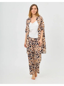 Халат-рубашка женский 31441-01 Аура Жираф / Mybelstory