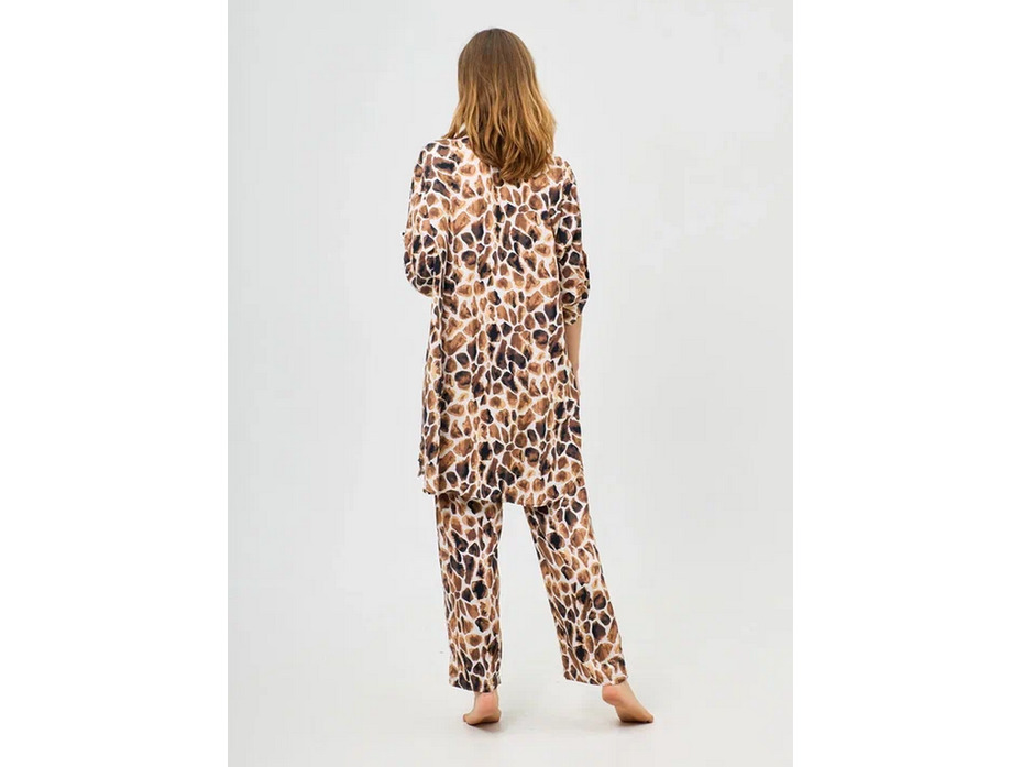 Халат-рубашка женский 31441-01 Аура Жираф / Mybelstory Халат-рубашка женский 31441-01 Аура Жираф / Mybelstory