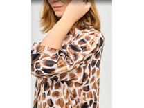 Халат-рубашка женский 31441-01 Аура Жираф / Mybelstory Халат-рубашка женский 31441-01 Аура Жираф / Mybelstory