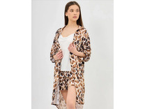 Халат-рубашка женский 31441-01 Аура Жираф / Mybelstory Халат-рубашка женский 31441-01 Аура Жираф / Mybelstory