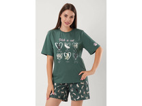 Пижама женская, футболка и брюки LP15-1208 / Clever