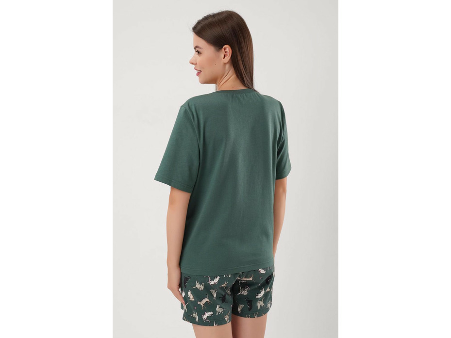 Пижама женская, футболка и брюки LP15-1208 / Clever