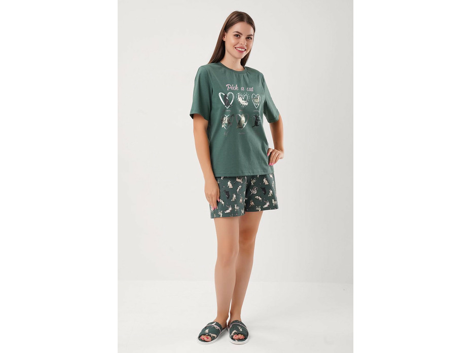 Пижама женская, футболка и брюки LP15-1208 / Clever