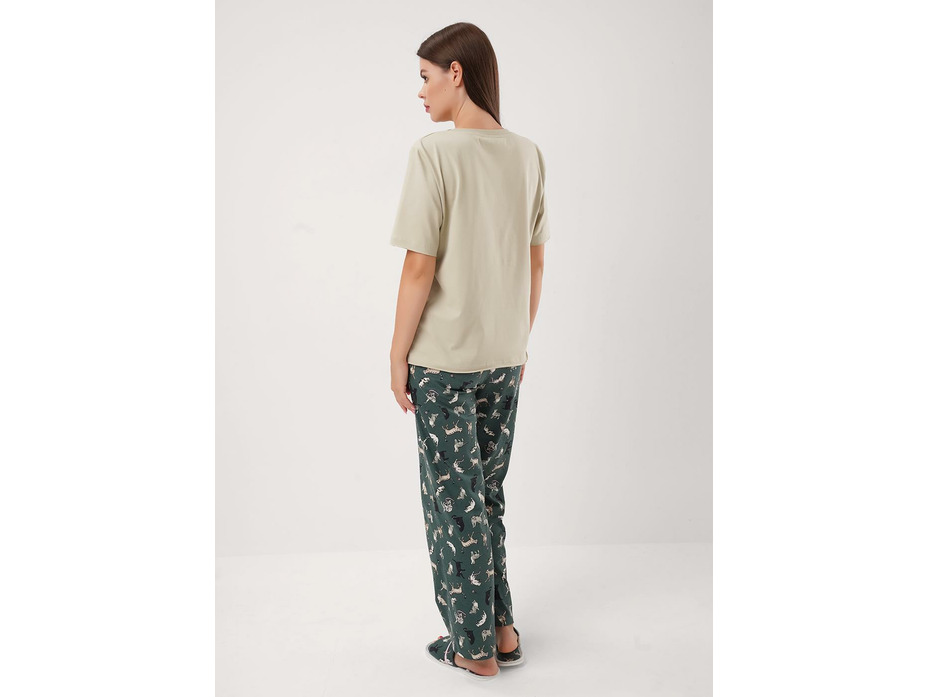 Пижама женская, футболка и брюки LP15-1208/5 / Clever