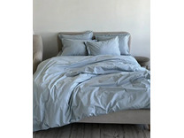 Простыня Лазурь сатин премиум 240*260 / Спать Пора