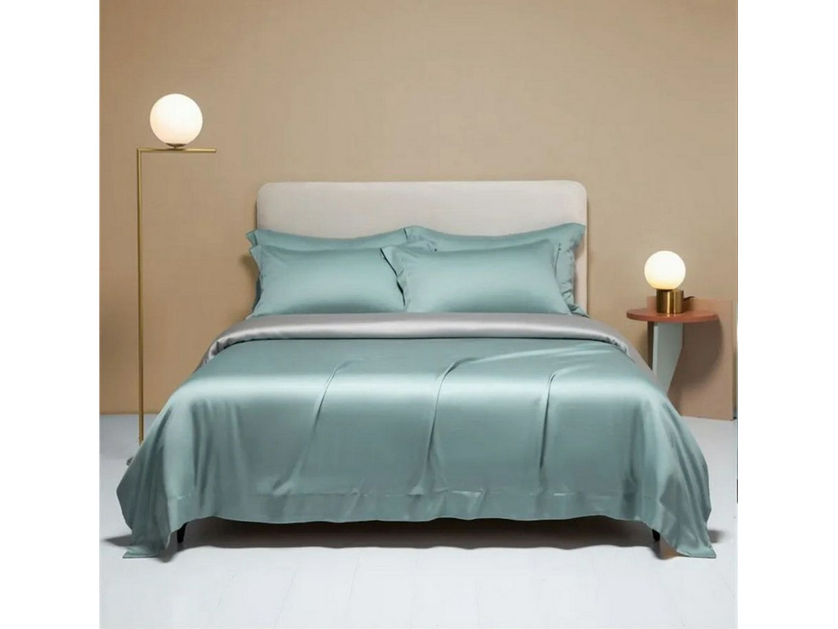 Простыня Эвкалипт сатин премиум 240*260 / Спать Пора