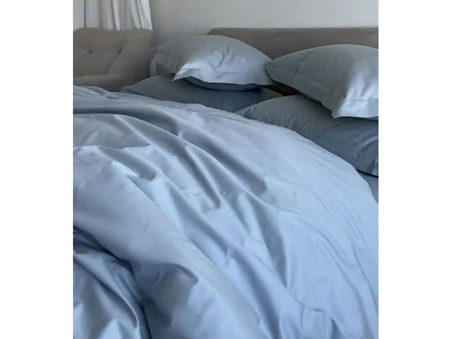 Наволочка Лазурь сатин премиум 50*70 / Спать Пора