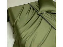 Наволочка Олива сатин премиум 45*45 / Спать Пора Наволочка Олива сатин премиум 45*45 / Спать Пора