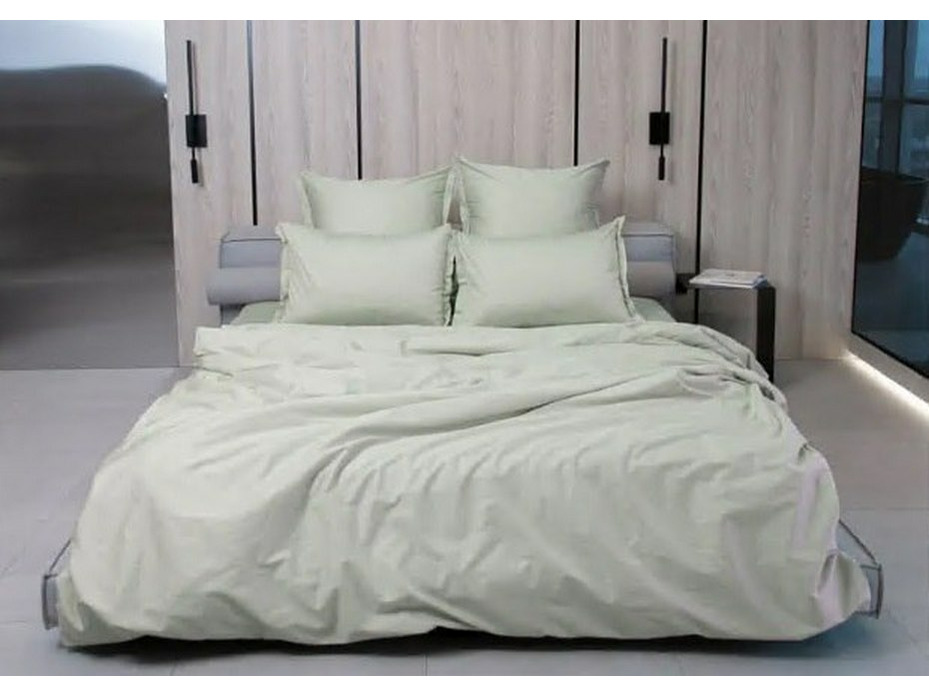 Наволочка Мятный крем сатин премиум 70*70 / Спать Пора