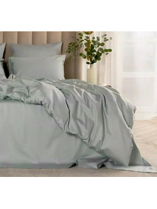 Пододеяльник Шалфей сатин премиум 200*220 / Спать Пора