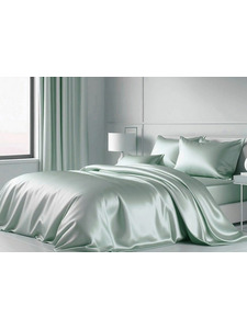 Наволочка Ледяная мята сатин премиум 50*70 / Спать Пора