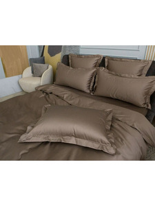 Простыня Латте сатин премиум 240*260 / Спать Пора