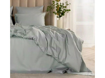 Простыня Шалфей сатин премиум 240*260 / Спать Пора Простыня Шалфей сатин премиум 240*260 / Спать Пора