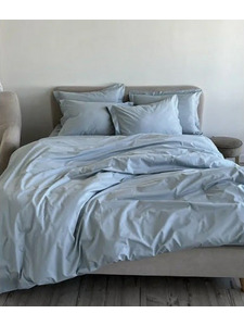 Наволочка Лазурь сатин премиум 70*70 / Спать Пора