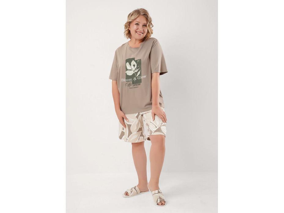 Пижама женская, футболка и шорты LP26-1213 / Clever Пижама женская, футболка и шорты LP26-1213 / Clever