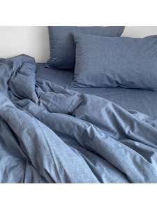 Пододеяльник 143YD-5 Джинс уваренный хлопок 175*215 / Tia