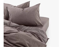 Пододеяльник 143YD-15 коричневый меланж уваренный хлопок 200*220 / Tia Пододеяльник 143YD-15 коричневый меланж уваренный хлопок 200*220 / Tia