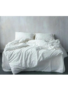 Наволочка 143YD Белый уваренный хлопок 70*70 / Tia