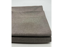 Простыня 143YD-15 Коричневый меланж уваренный хлопок 180*260 / Tia