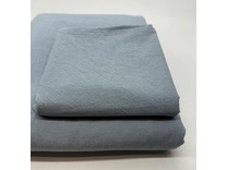 Пододеяльник 143YD-1 Серо-голубой уваренный хлопок 200*220 / Tia