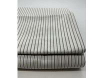 Пододеяльник 143YD-66 Белый полоса уваренный хлопок 200*220 / Tia