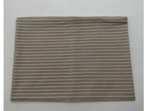 Наволочка 143YD-47 Бежевый полоса уваренный хлопок 50*70 / Tia