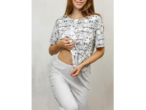 Пижама женская, футболка и брюки 1644/ 1559 / Дюма Пижама женская, футболка и брюки 1644/ 1559 / Дюма