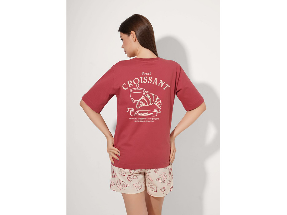 Пижама женская, футболка и шорты LP26-1211 / Clever Пижама женская, футболка и шорты LP26-1211 / Clever