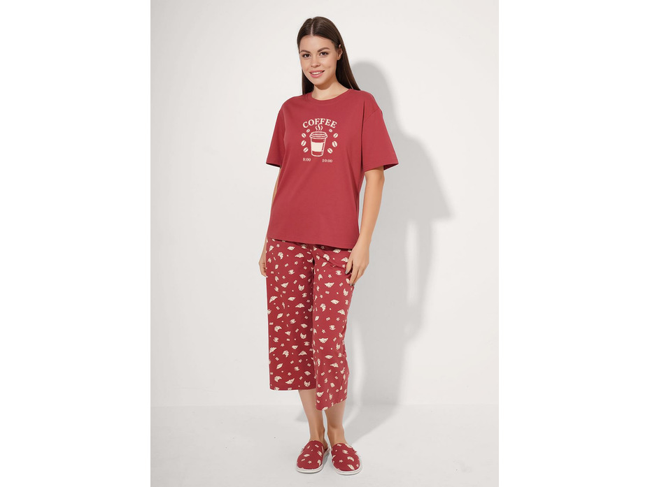Пижама женская, футболка и капри LP26-1211/3 / Clever Пижама женская, футболка и капри LP26-1211/3 / Clever