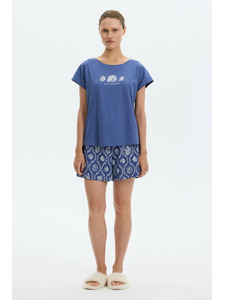 Пижама женская, футболка и шорты E 20213 H173 (3917) / Very Neat