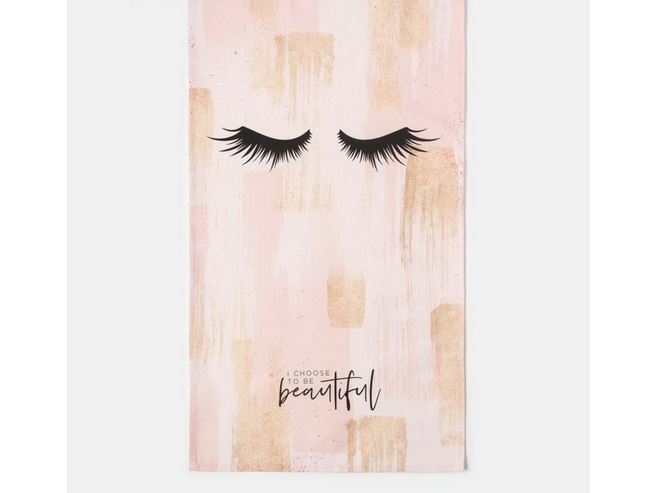 Полотенце Hello beautiful саржа 40*73 / Доляна