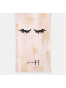 Полотенце Hello beautiful саржа 40*73 / Доляна