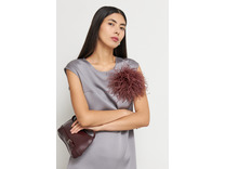 Брошь 69011 бордовая / Eliseeva Olesya