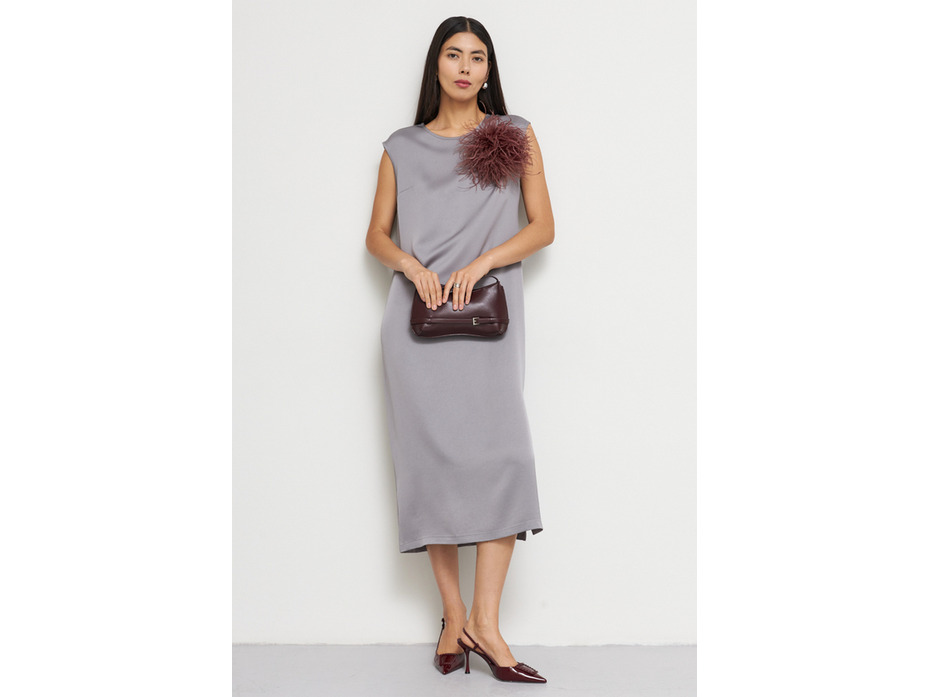 Брошь 69011 бордовая / Eliseeva Olesya