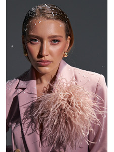 Брошь 69006 розовая / Eliseeva Olesya