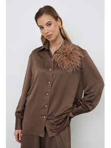 Брошь 71065 коричневая / Eliseeva Olesya