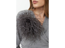 Брошь 69003 серая / Eliseeva Olesya Брошь 69003 серая / Eliseeva Olesya