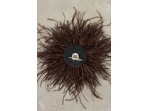 Брошь 71067 темно-коричневая / Eliseeva Olesya