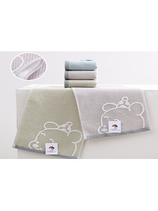 Полотенце 5102237 Медвежонок в колпачке махровое 25*50 / 7я