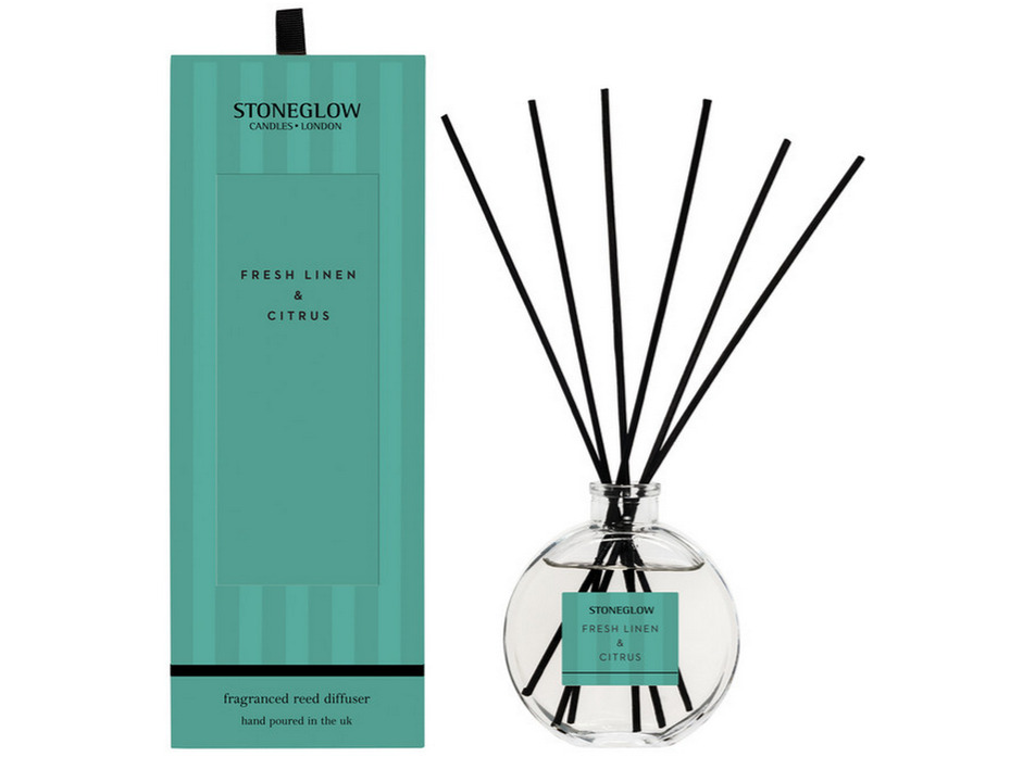 Свежесть льна и цитрус 71012 / Диффузор с палочками 120 мл / StoneGlow